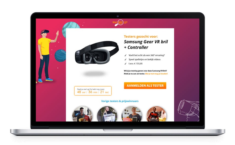 leadgeneratie campagne - VR bril